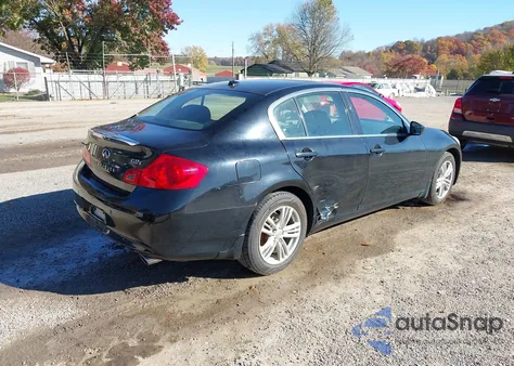 2011 Infiniti G37X z USA, uszkodzony, nr VIN JN1CV6AR6BM356059